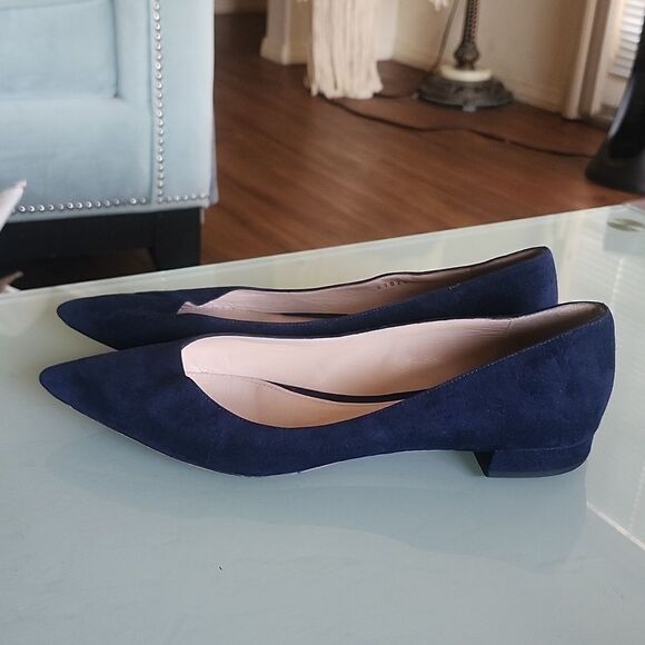 Giorgio Armani Suede Leather Flats - Picture 4 of 10